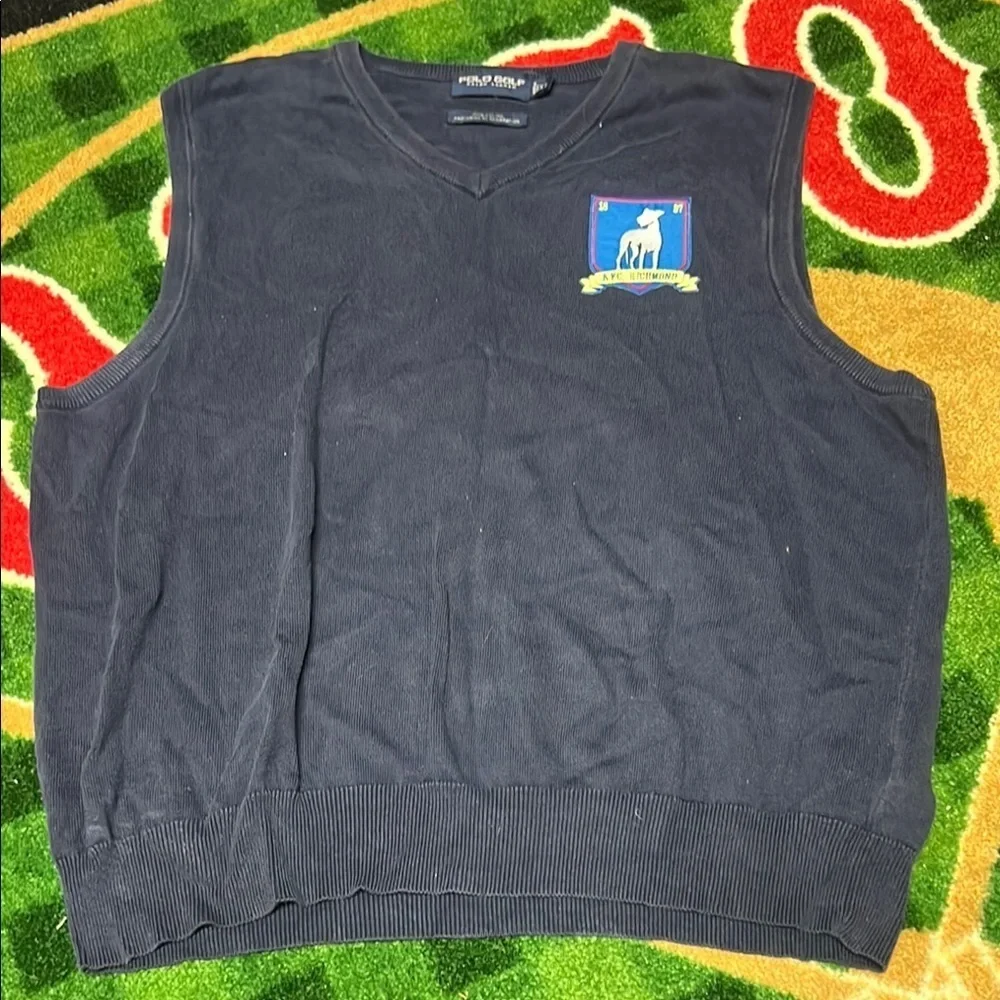 Polo Golf Ralph Lauren Vest Men’s XXL Navy Blue